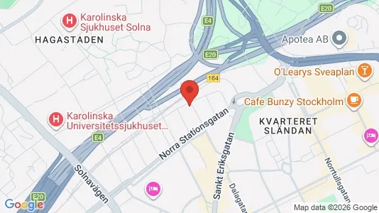Apartments for rent i Vasastan - kort over placeringen