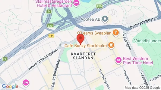 Apartments for rent i Vasastan - kort over placeringen