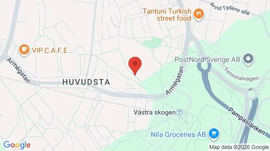Apartments for rent i Solna - kort over placeringen