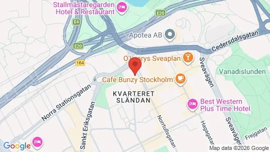 Apartments for rent i Vasastan - kort over placeringen