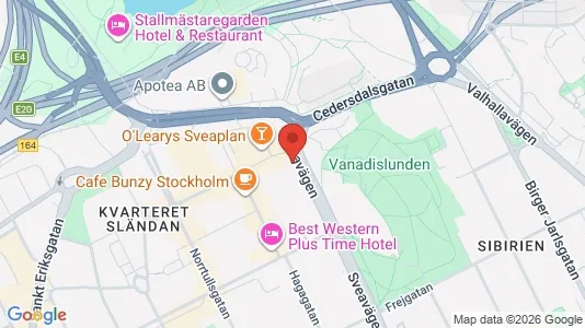 Apartments for rent i Vasastan - kort over placeringen