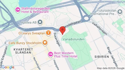 Apartments for rent i Vasastan - kort over placeringen