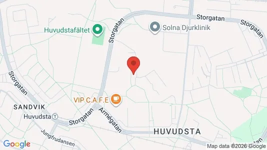 Apartments for rent i Solna - kort over placeringen