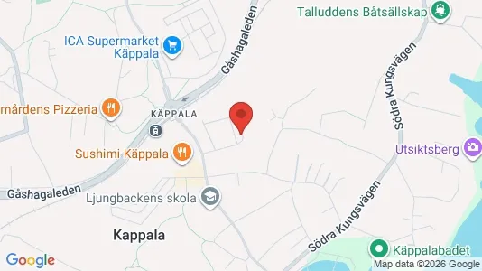 Apartments for rent i Lidingö - kort over placeringen