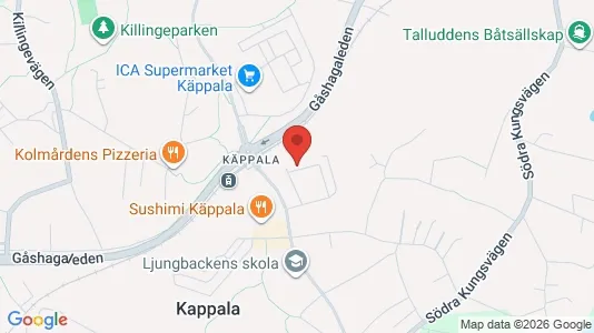 Apartments for rent i Lidingö - kort over placeringen