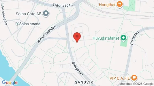 Apartments for rent i Solna - kort over placeringen