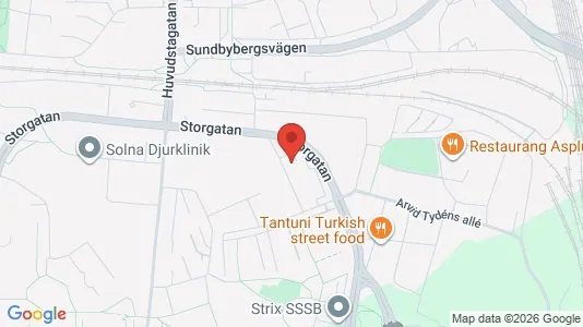 Apartments for rent i Solna - kort over placeringen