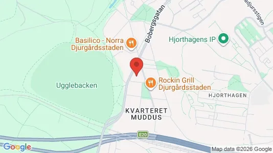 Rooms for rent i Gärdet/Djurgården - kort over placeringen