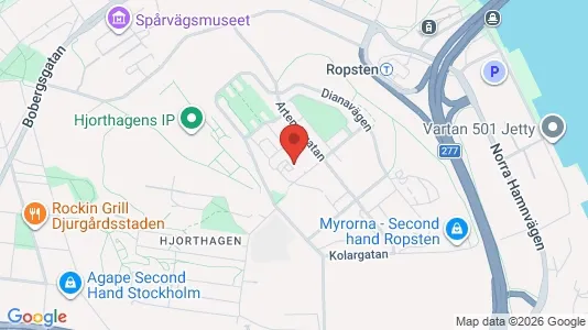 Apartments for rent i Gärdet/Djurgården - kort over placeringen
