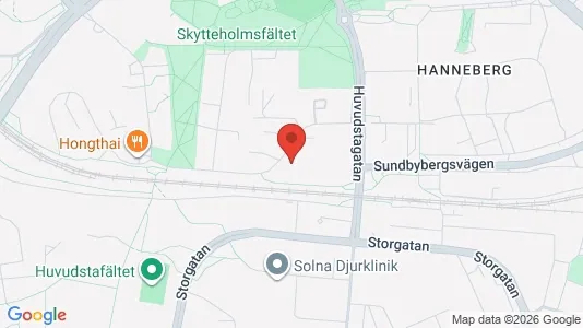 Apartments for rent i Solna - kort over placeringen