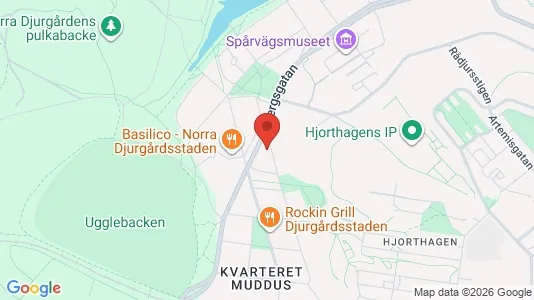 Apartments for rent i Gärdet/Djurgården - kort over placeringen