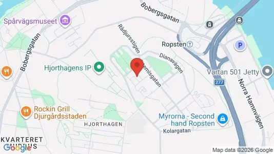 Apartments for rent i Gärdet/Djurgården - kort over placeringen