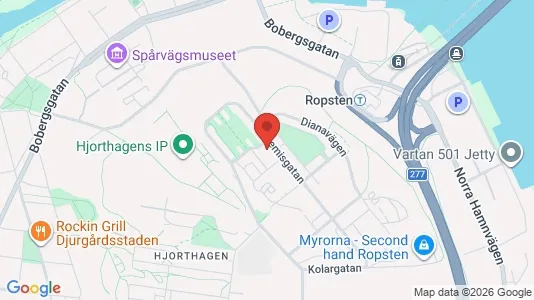 Apartments for rent i Gärdet/Djurgården - kort over placeringen