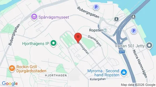Apartments for rent i Gärdet/Djurgården - kort over placeringen