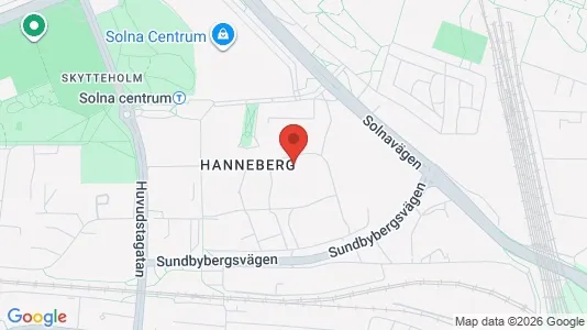 Apartments for rent i Solna - kort over placeringen