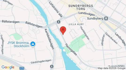 Apartments for rent i Sundbyberg - kort over placeringen
