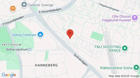 Apartments for rent i Solna - kort over placeringen