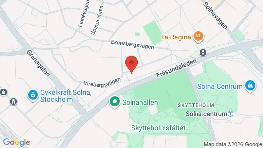 Apartments for rent i Solna - kort over placeringen