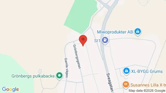 Apartments for rent i Grums - kort over placeringen
