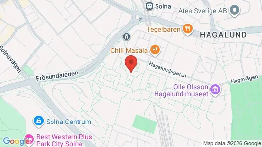 Apartments for rent i Solna - kort over placeringen