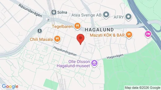 Apartments for rent i Solna - kort over placeringen