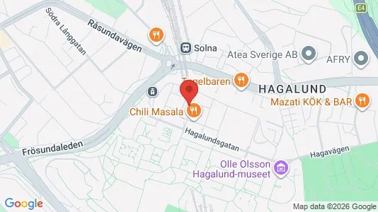 Apartments for rent i Solna - kort over placeringen