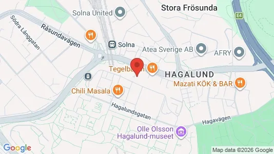 Apartments for rent i Solna - kort over placeringen
