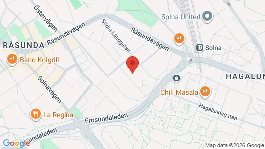 Apartments for rent i Solna - kort over placeringen