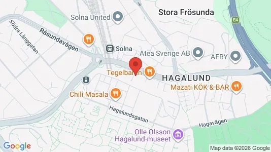 Apartments for rent i Solna - kort over placeringen