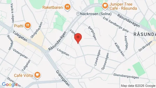 Apartments for rent i Solna - kort over placeringen