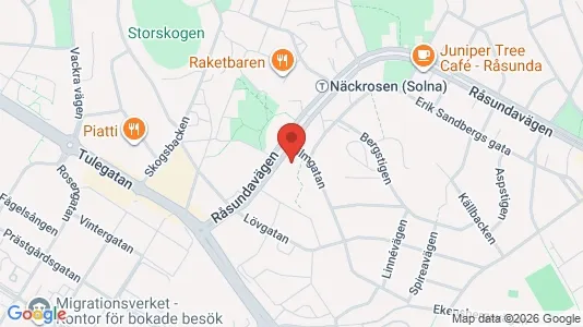Apartments for rent i Solna - kort over placeringen