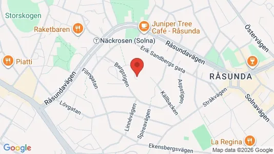 Apartments for rent i Solna - kort over placeringen