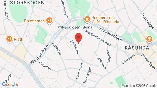 Apartments for rent i Solna - kort over placeringen