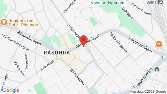 Apartments for rent i Solna - kort over placeringen