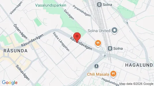 Apartments for rent i Solna - kort over placeringen