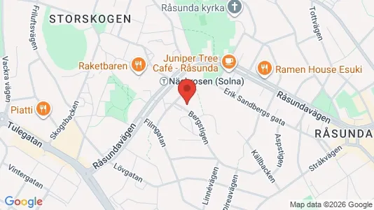 Apartments for rent i Solna - kort over placeringen