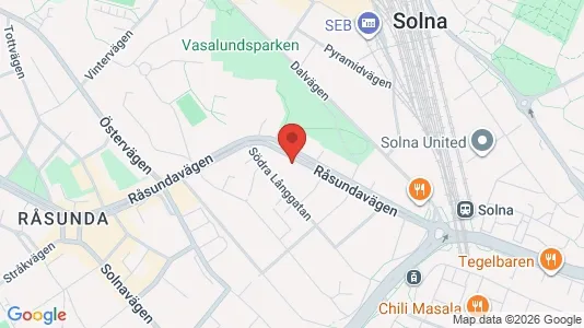 Apartments for rent i Solna - kort over placeringen