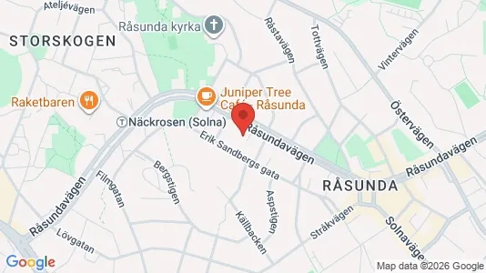 Apartments for rent i Solna - kort over placeringen