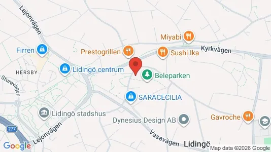 Apartments for rent i Lidingö - kort over placeringen