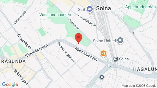 Apartments for rent i Solna - kort over placeringen