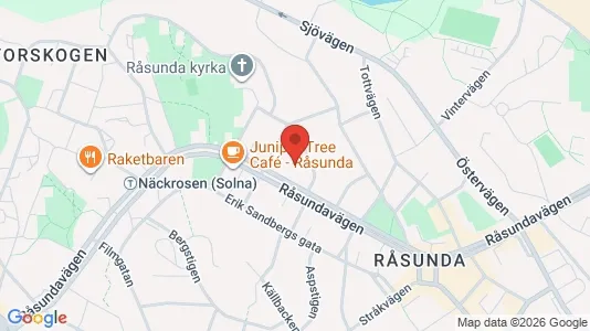 Apartments for rent i Solna - kort over placeringen