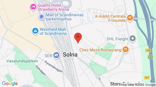 Apartments for rent i Solna - kort over placeringen