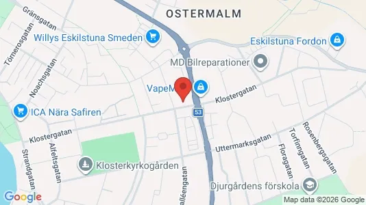 Apartments for rent i Eskilstuna - kort over placeringen