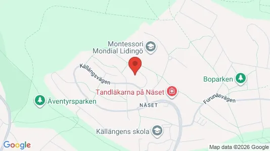 Apartments for rent i Lidingö - kort over placeringen