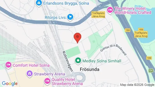 Apartments for rent i Solna - kort over placeringen