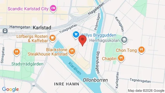 Apartments for rent i Karlstad - kort over placeringen