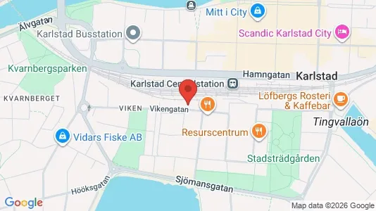 Apartments for rent i Karlstad - kort over placeringen