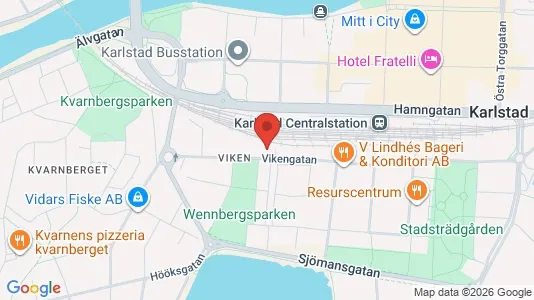 Apartments for rent i Karlstad - kort over placeringen