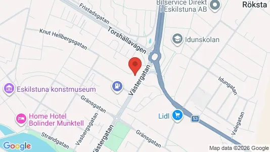Apartments for rent i Eskilstuna - kort over placeringen
