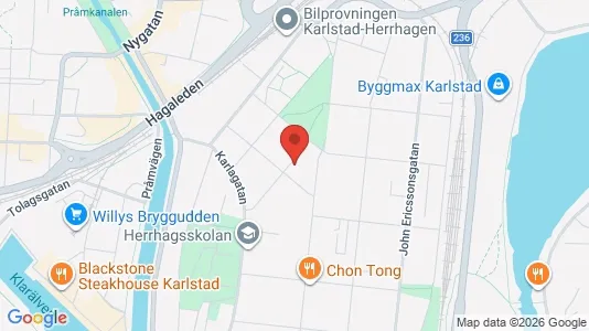 Apartments for rent i Karlstad - kort over placeringen